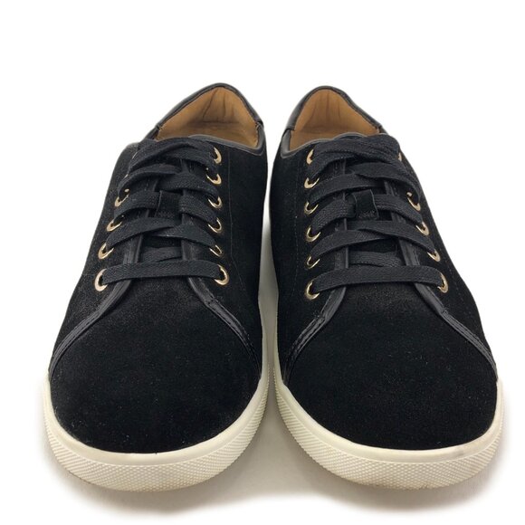 Vionic Brinley Black Suede Lace-up Sneakers 9 - Picture 4 of 13
